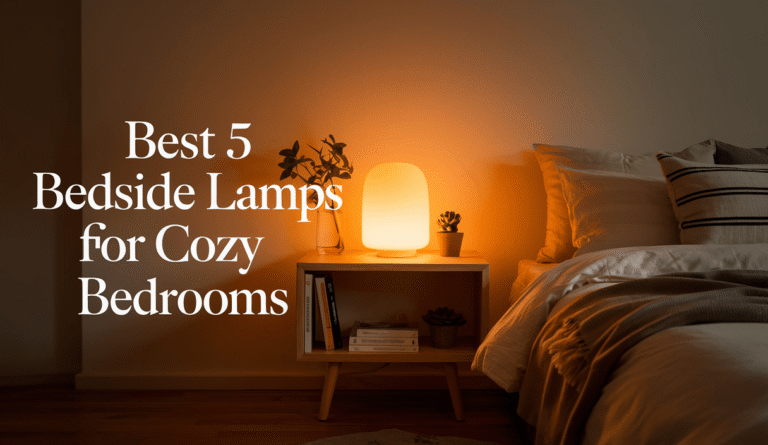 Best 5 Bedside Lamps for Cozy Bedrooms