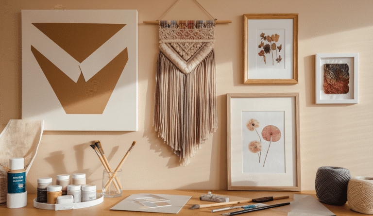 DIY Wall Art Ideas for Beginners: Easy Projects