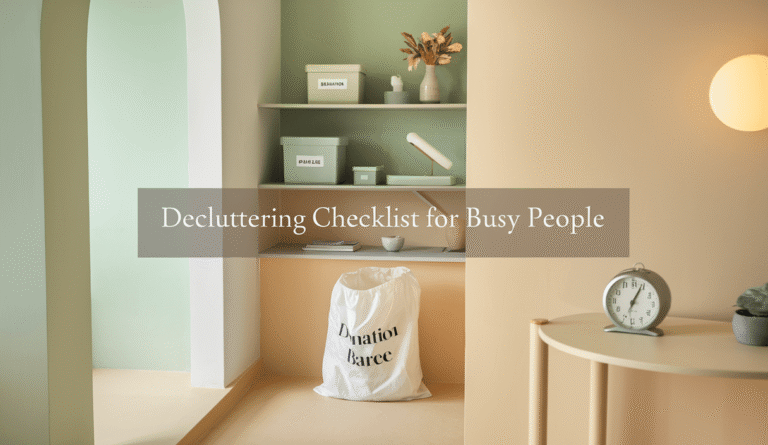 Decluttering Checklist for Busy People — Quick Guide