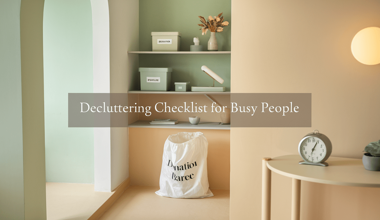 Decluttering Checklist for Busy People — Quick Guide