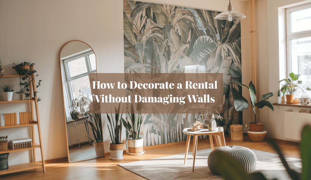 How to Decorate a Rental Without Damaging Walls