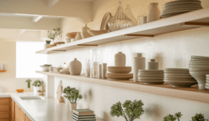 How to Style Open Shelves Like a Pro