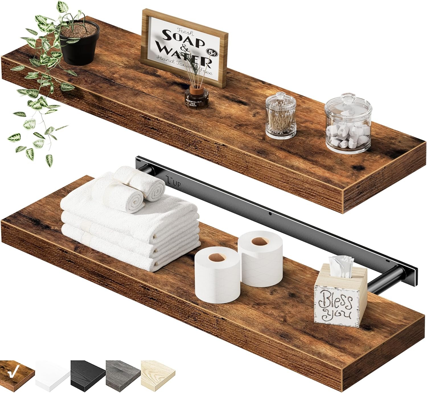 QEEIG Floating Shelves for Wall 23.6\