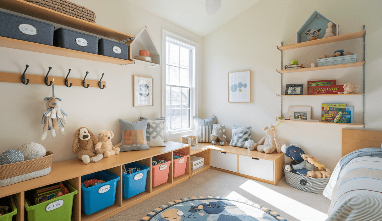 Smart Storage Ideas for Kids' Rooms